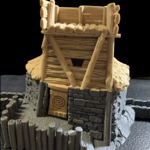 Primitive Mill | 3D Printed Tabletop Miniatures and Props | Dungeons and Dragons | DnD | D&D | Pathfinder | Terrain